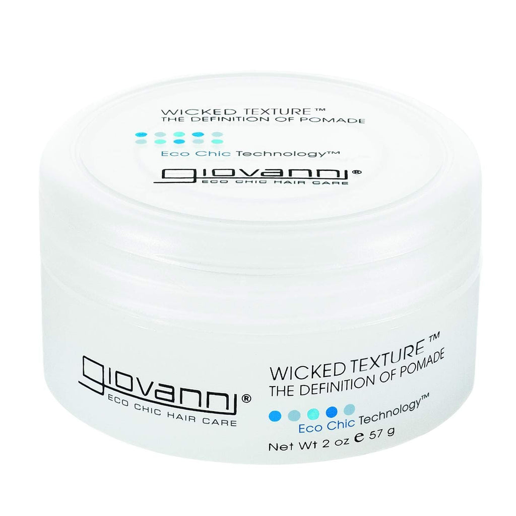 Buy now GIOVANNI Wicked Texture The Definition Of Pomade - Styling Hair Pomade, Helps to Shape Hair & Smooth Texture, Water Based Pomade that Washes Out Easily, Vegan, Paraben Free, Color Safe - 2 Oz at indiglob india