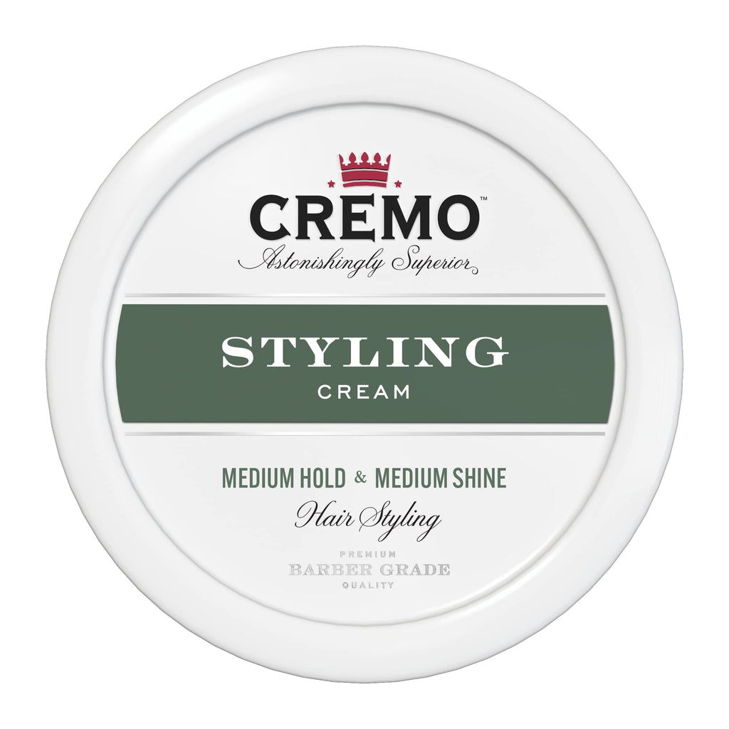 Cremo Hair Styling Clay, Premium Barber Grade Sculpting Clay for Hair Styling, 3.4 Oz