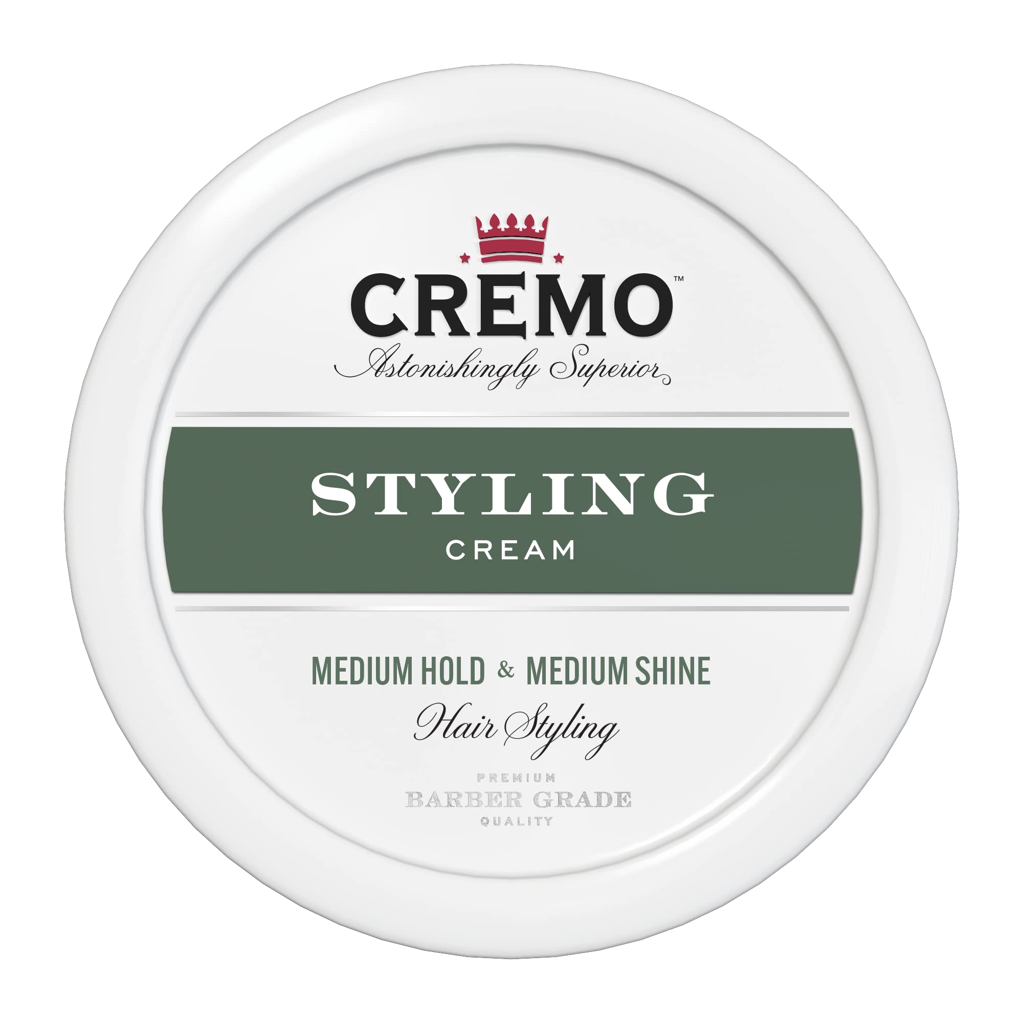 Cremo Hair Styling Clay, Premium Barber Grade Sculpting Clay for Hair Styling, 3.4 Oz