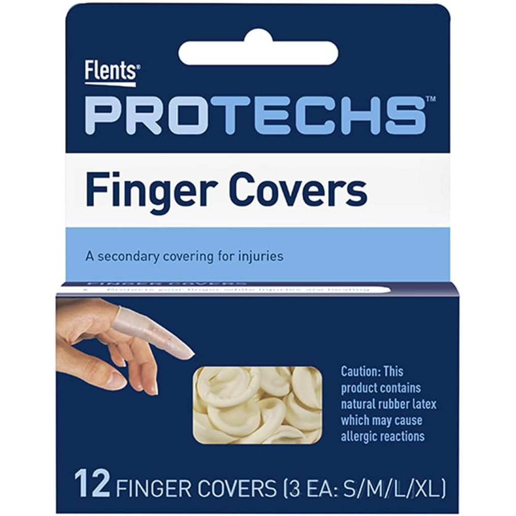 Buy now Flents First Aid Finger Covers, 12 Count, Small, Medium, Large, X-Large, Protects Finger While Healing From Injury (3 Pairs Each of S/M/L/XL) (69626) at indiglob india
