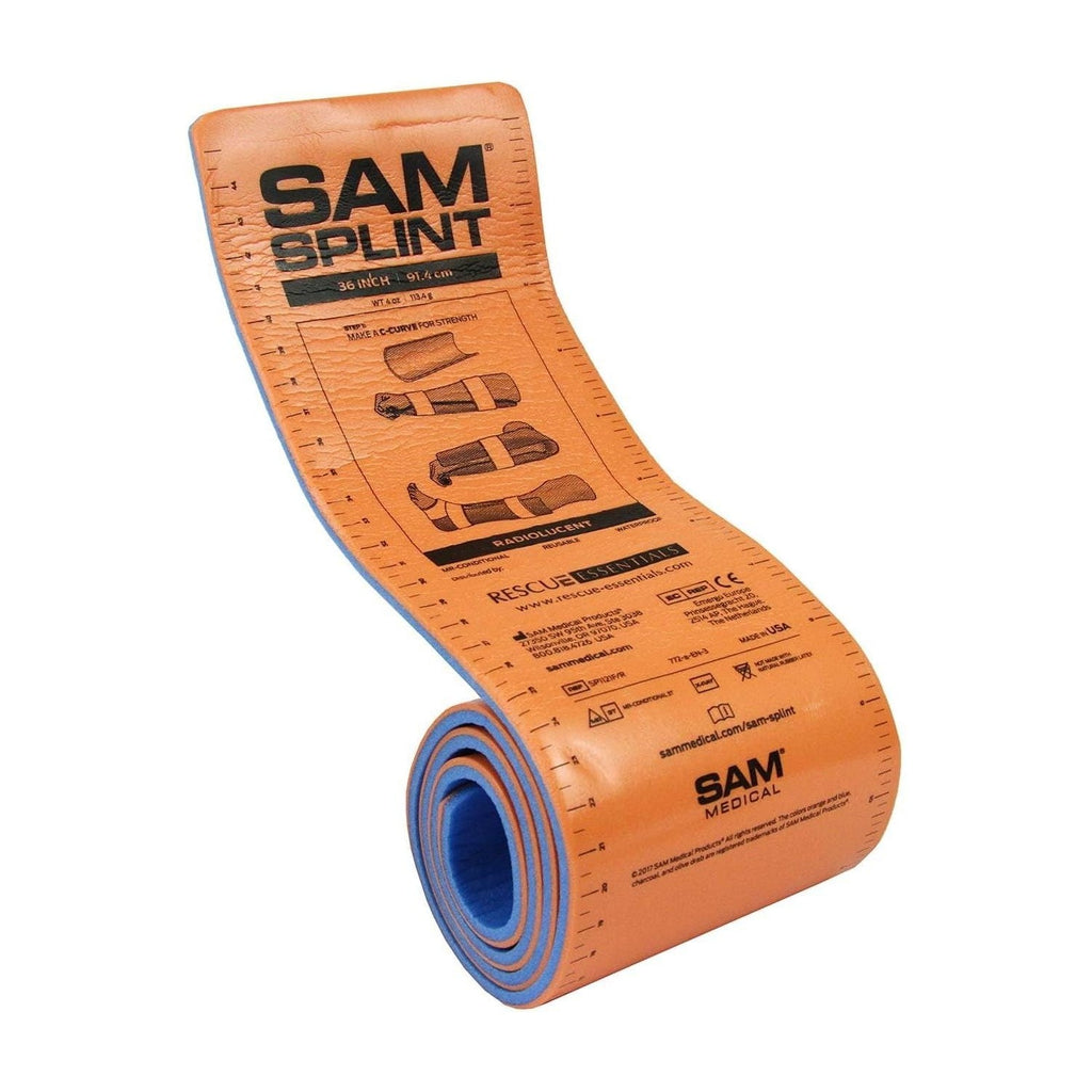 Buy now SAM Rolled Splint 36", Orange/Blue Default at indiglob india