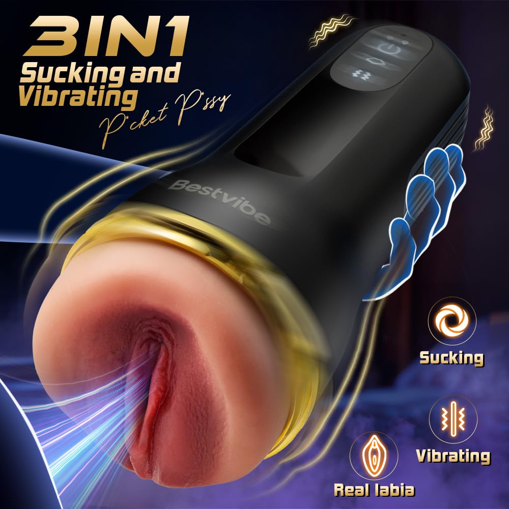 Bestvibe Automatic Male Masturbator Sex Toys for Men