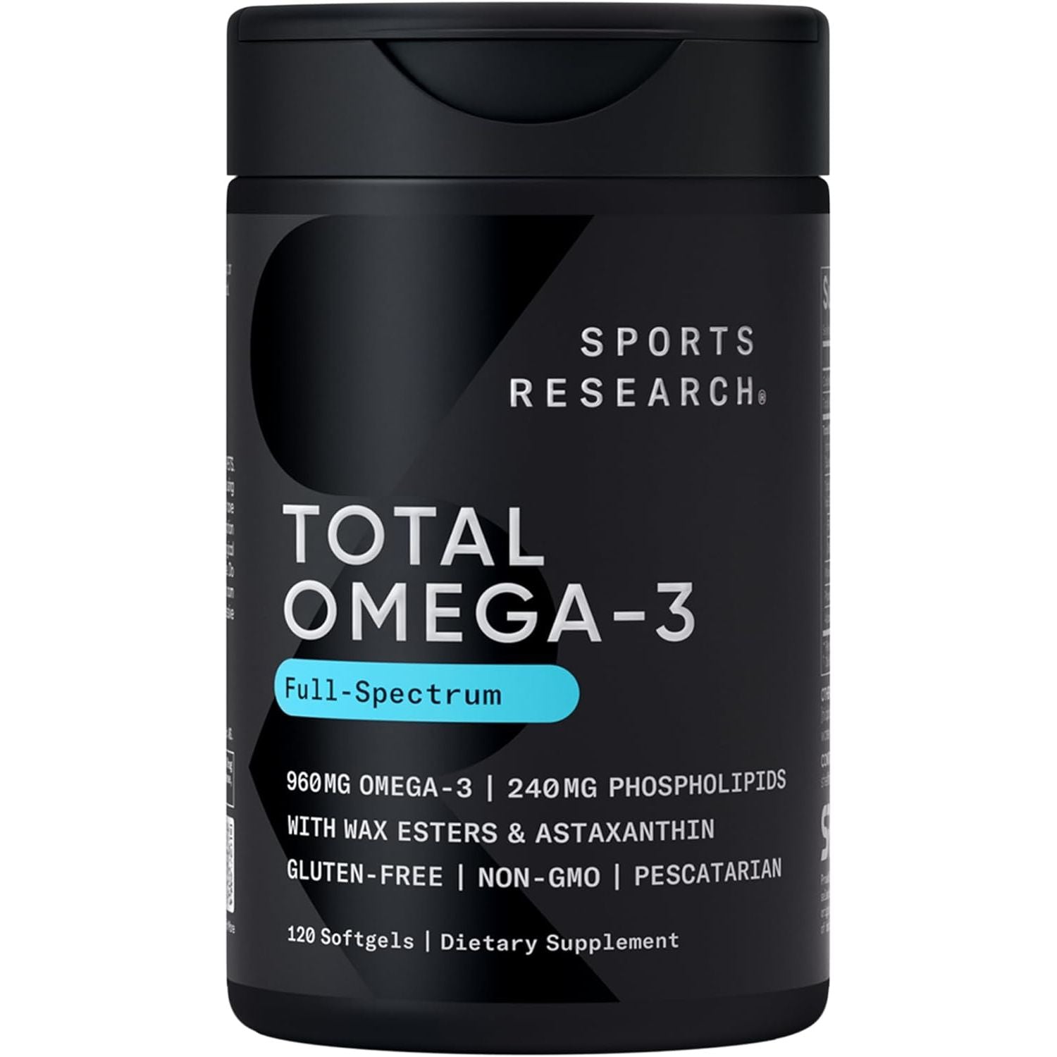 Buy now Sports Research Triple Strength Omega 3 Fish Oil - Burpless Fish Oil Supplement w/EPA & DHA Fatty Acids from Single-Source Wild Alaskan Pollock - 1250 mg, 180 ct 120 Count (Pack of 1) Total Omega at indiglob india