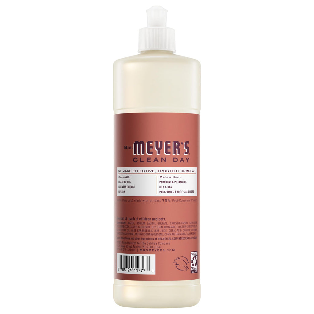 Mrs. MEYER'S CLEAN DAY Dish Soap, Fall Leaves Scent, 16 fl oz (Pack of 3)