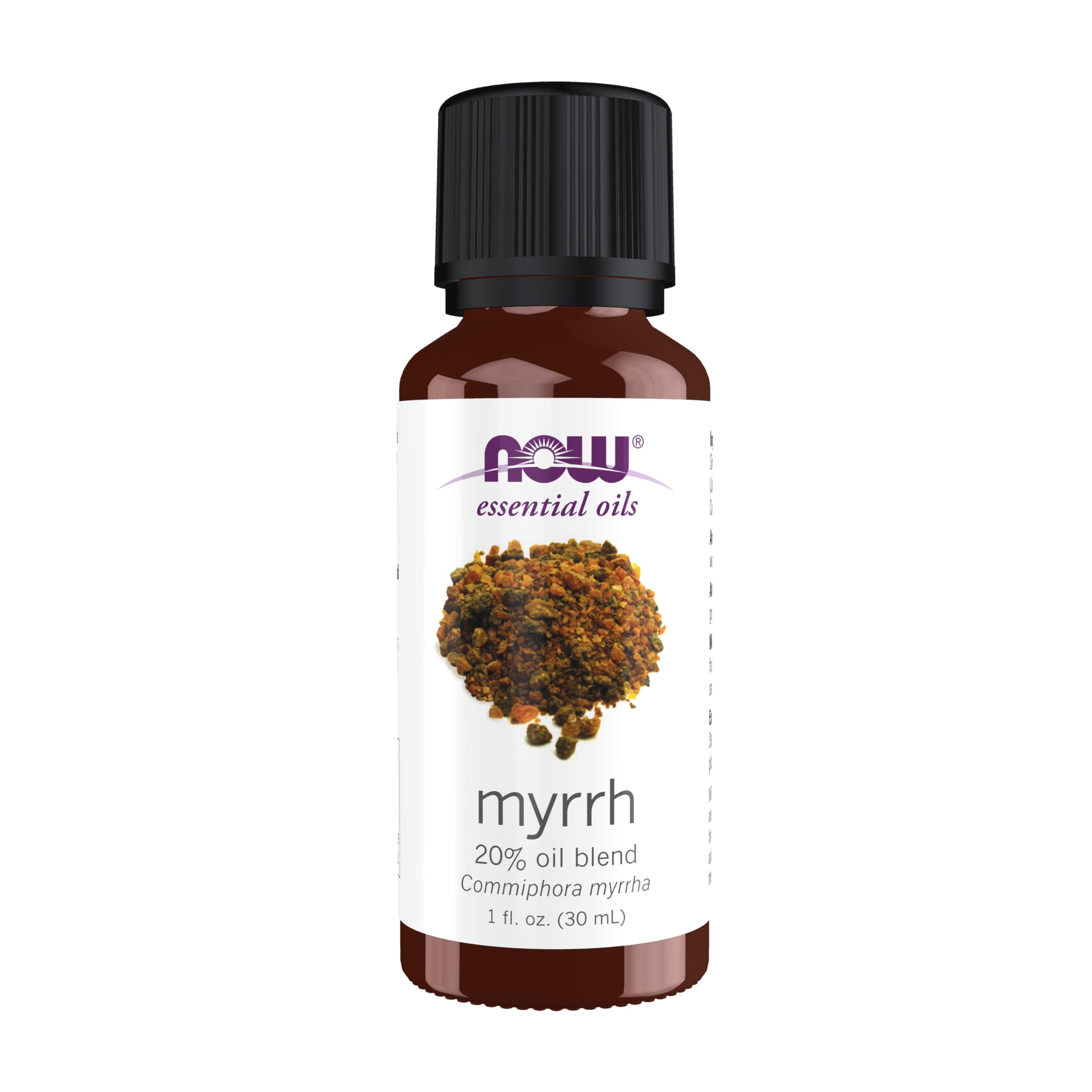 Buy now NOW Essential Oils, Myrrh Oil Blend, Meditative Aromatherapy Scent, Steam Distilled, 100% Pure, Vegan, Child Resistant Cap, 1-Ounce at indiglob india