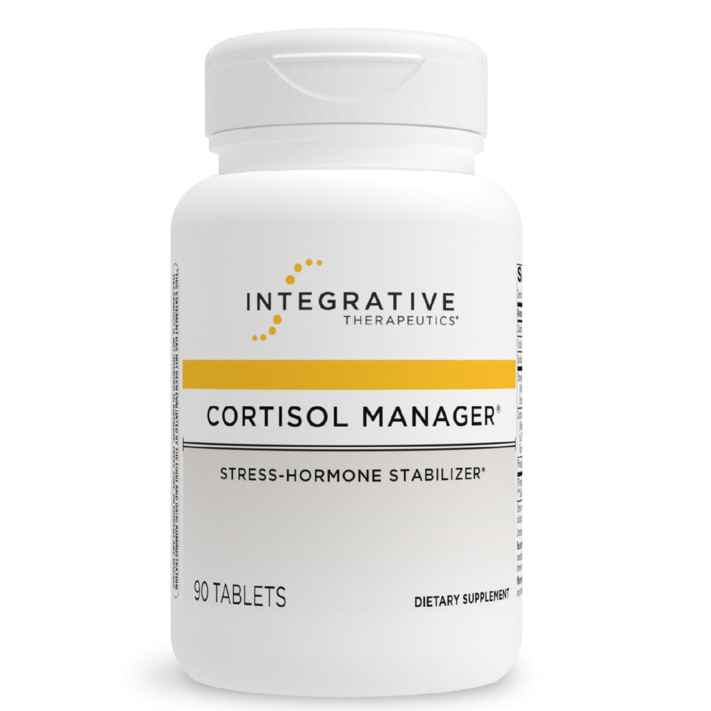 Integrative Therapeutics Cortisol Manager - Balance Cortisol & Support Relaxation for Restful Sleep* - Includes Ashwagandha & L-Theanine for Confidence with Less Stress* - 30 Tablets