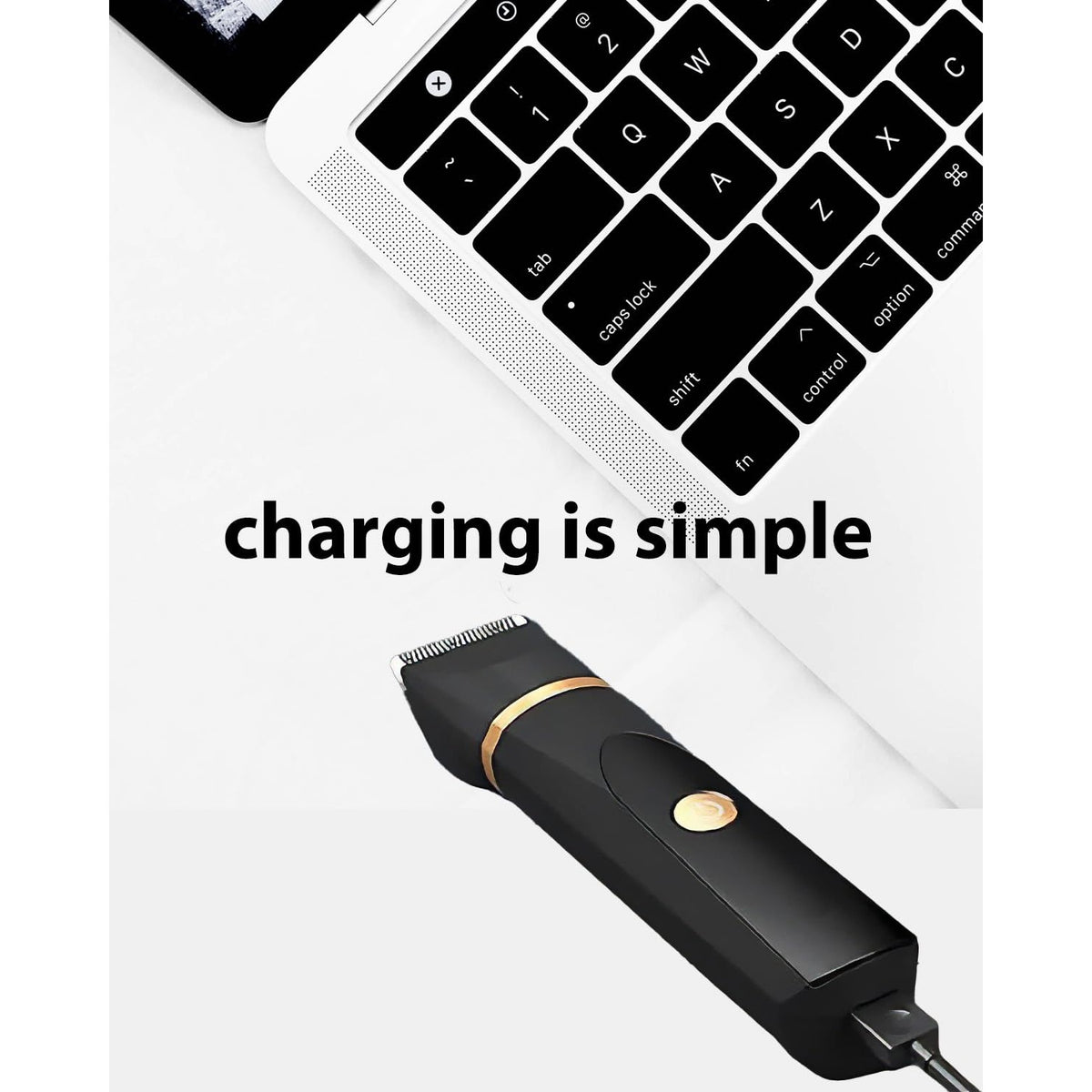 Charger Cord for OLOV Electric Trimmer YP-7032, Fit for OLOV Electric Groin Hair Trimmer, USB Charger Cord Compatible with OLOV Body Hair Trimmer for Bikini Women, with 1 Cleaning Brush