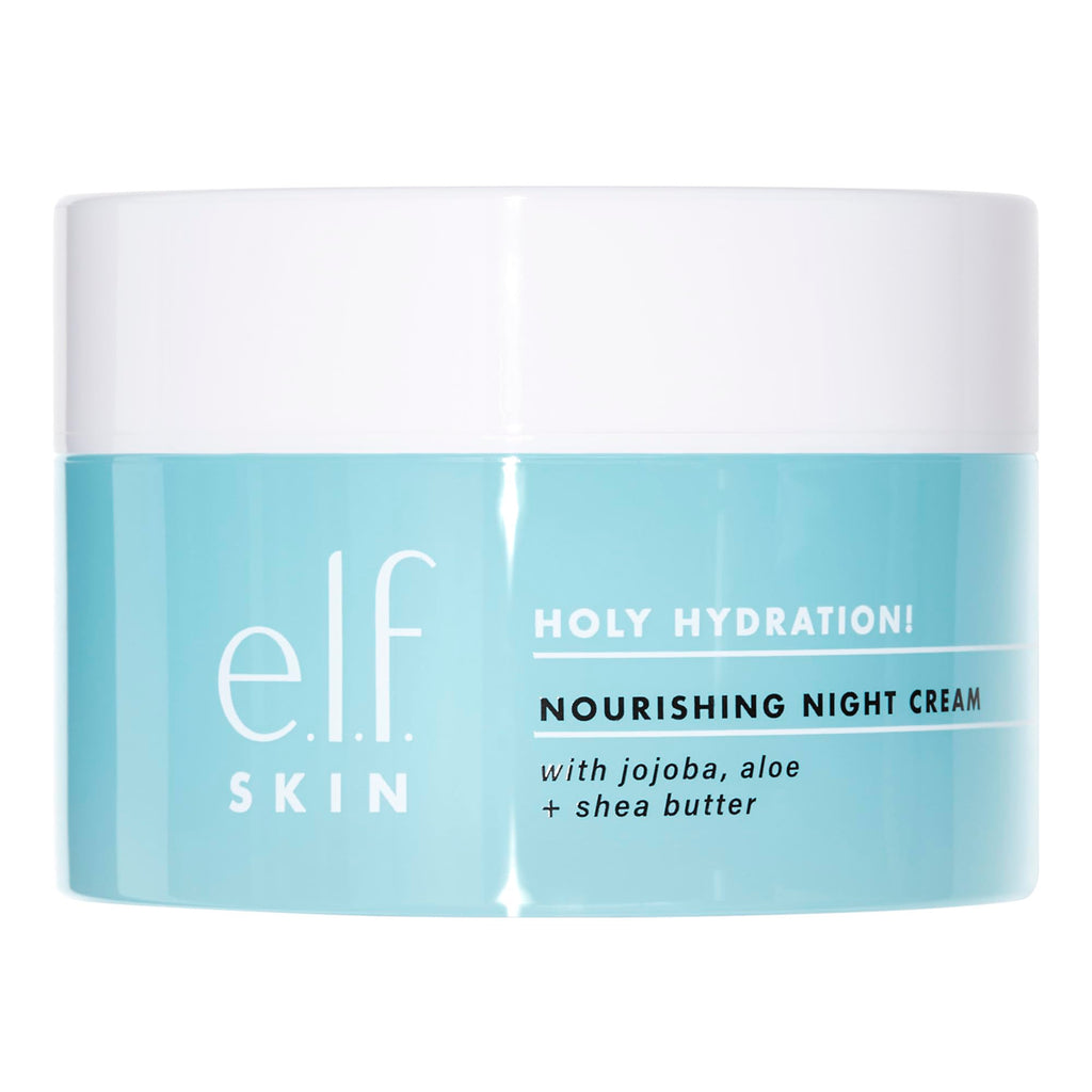 Buy now e.l.f. SKIN Holy Hydration! Nourishing Night Cream, Ultra-Hydrating Moisturizer, Infused with Shea Butter, Soothes Skin, 1.76 Oz (Packaging May Vary) at indiglob india