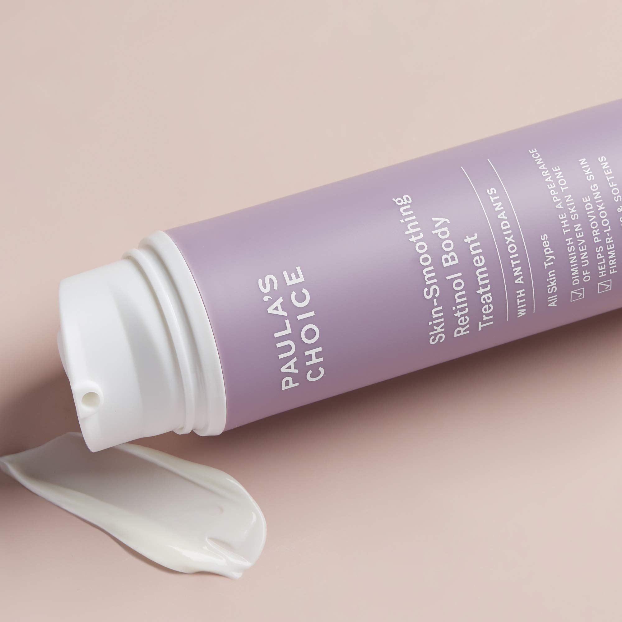 Buy now Paula's Choice Retinol Skin-Smoothing Body Lotion Treatment, Body Cream with Shea Butter, Vitamin C & E Lotion, All Skin Types, Anti-Aging Body Moisturizer, Reduce Dryness, Fragrance-Free, 4oz at indiglob india