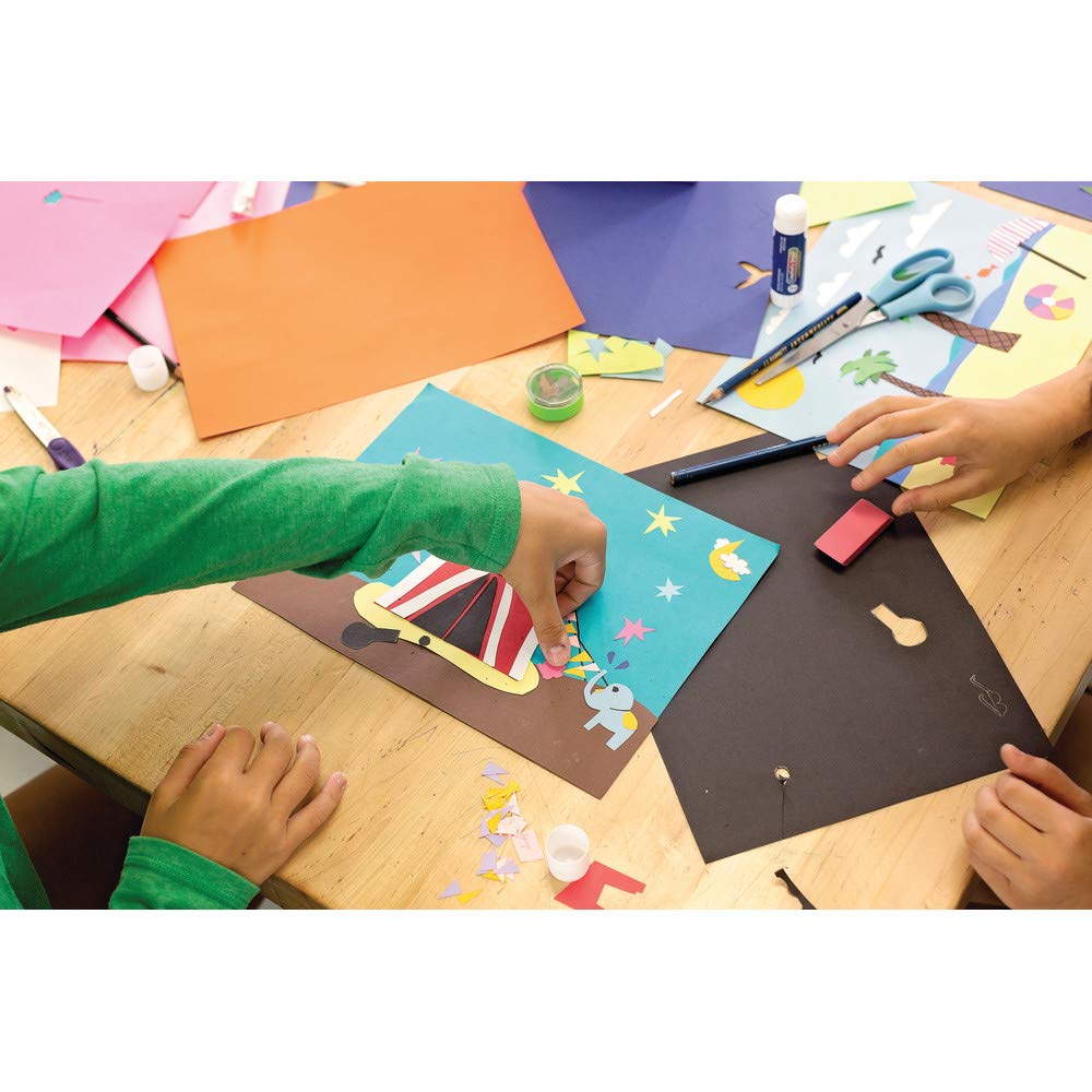 Tru-Ray Heavyweight Construction Paper, Standard Assorted Colors, 12" x 18", 50 Sheets