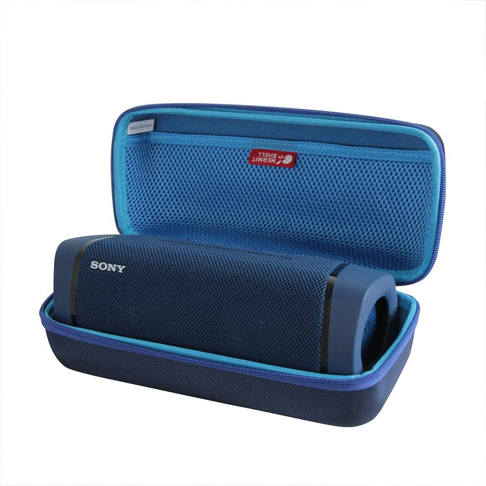 Buy now Hermitshell Hard Travel Case for Sony SRS-XB33 Extra BASS Wireless Portable Speaker (Blue) at indiglob india