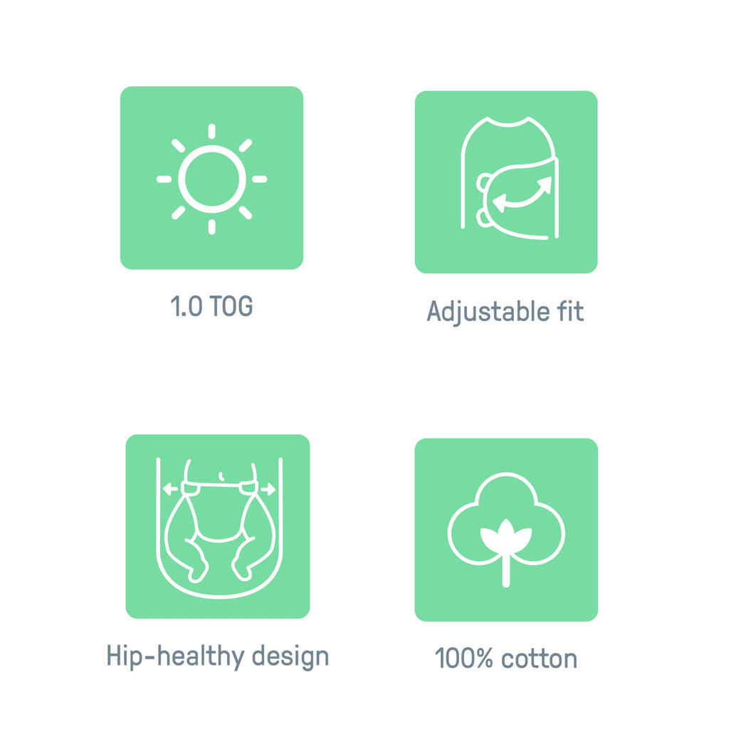 SwaddleMe by Ingenuity Original Swaddle, 100% Cotton, Improves Sleep & Calms Startle Reflex, 3-6 Months, 14-18 lbs, 1.0 TOG, 3-Pack, Baby Swaddle Blanket - Mountaineer