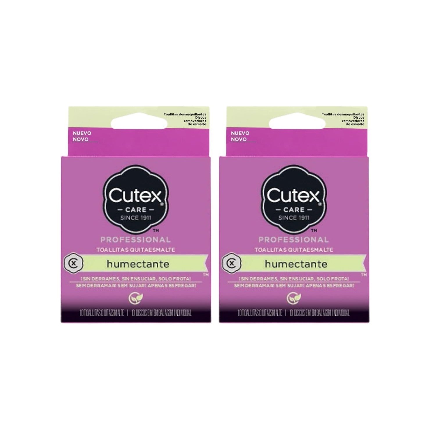 Cutex Care Swipe and Go Nail Polish Remover Pads, 10 Count