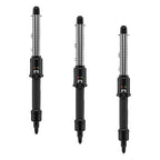 Conair Instant Heat Curling Iron Brush with 1-1/4 in Barrel, 25 Heat Settings, 30-Second Heat-Up, and Dual Voltage, Travel Ready Hair Styling Tool for Medium & Short Hair, Black, BC86N