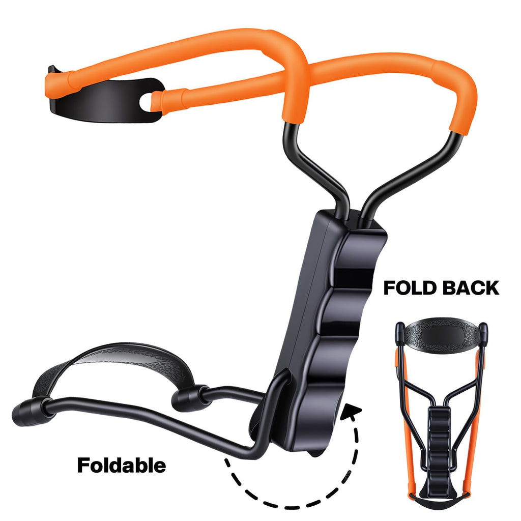 Professional Slingshot Set-A Classic Construction Shooting and Hunting Slingshot with a Sturdy Sling Shot Bow, 2 Packs of Slingshot Ammo,and a Slingshot Band for Adults