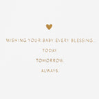 Hallmark Signature Baptism Card (Cross, Flowers, Surrounded by Love)