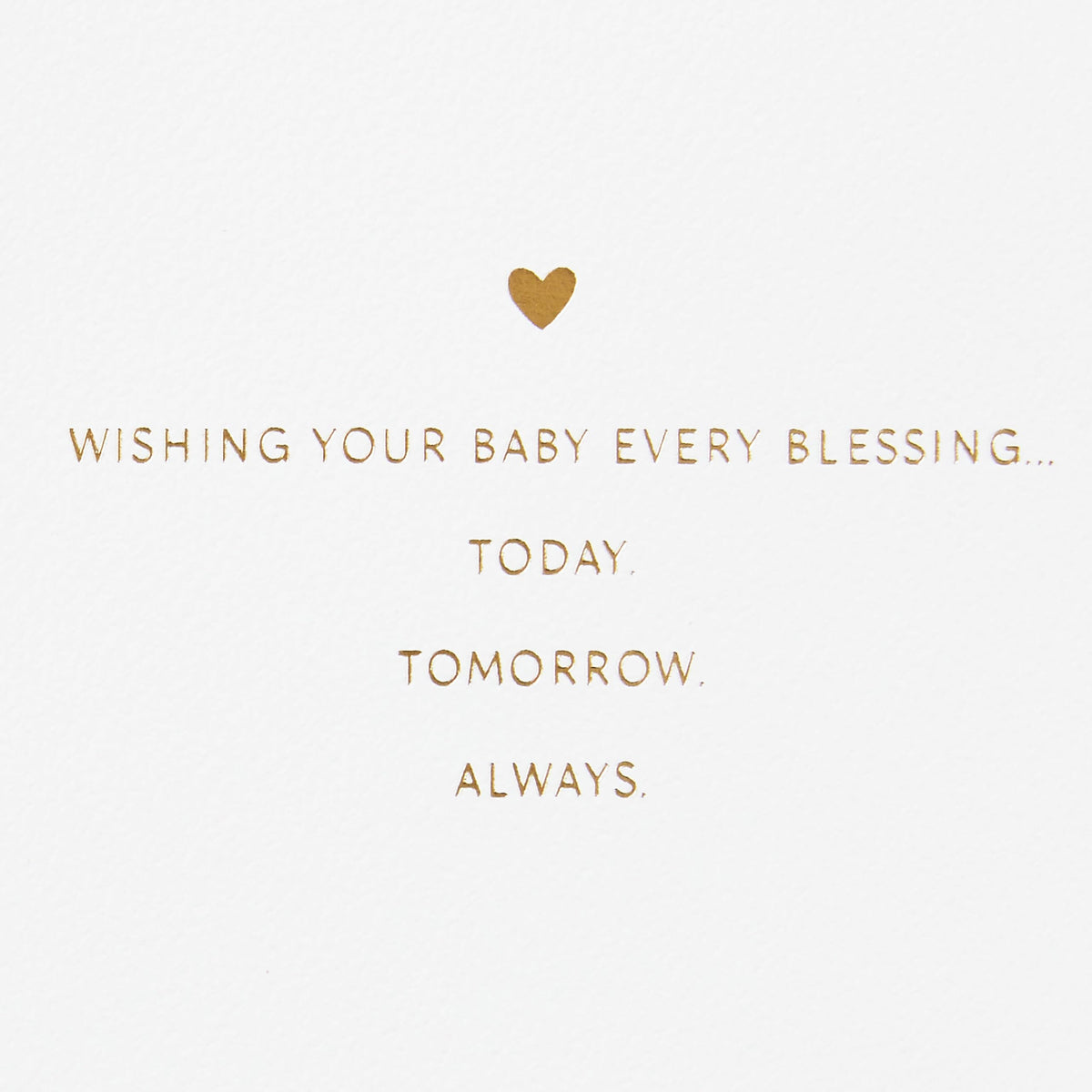 Hallmark Signature Baptism Card (Cross, Flowers, Surrounded by Love)