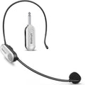 Buy now Bietrun UHF Wireless Microphone Headset, 165ft Range, Working Time 6H, 1/4''Plug, Wireless Headset Mic ＆Handheld Mic 2 in 1, for Karaoke Speaker, Amplifier, Speakers, PA System, Teaching, Fitness White at indiglob india