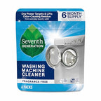 Buy now Seventh Generation Washing Machine Cleaner 6 Count Free & Clear Targets Odor-Causing Residue Powered by Oxy Power 4.2 oz at indiglob india