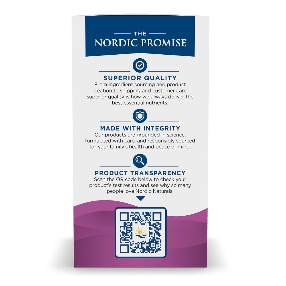 Nordic Naturals Vegan Prenatal DHA, 500mg Plant Based DHA, 60 Count