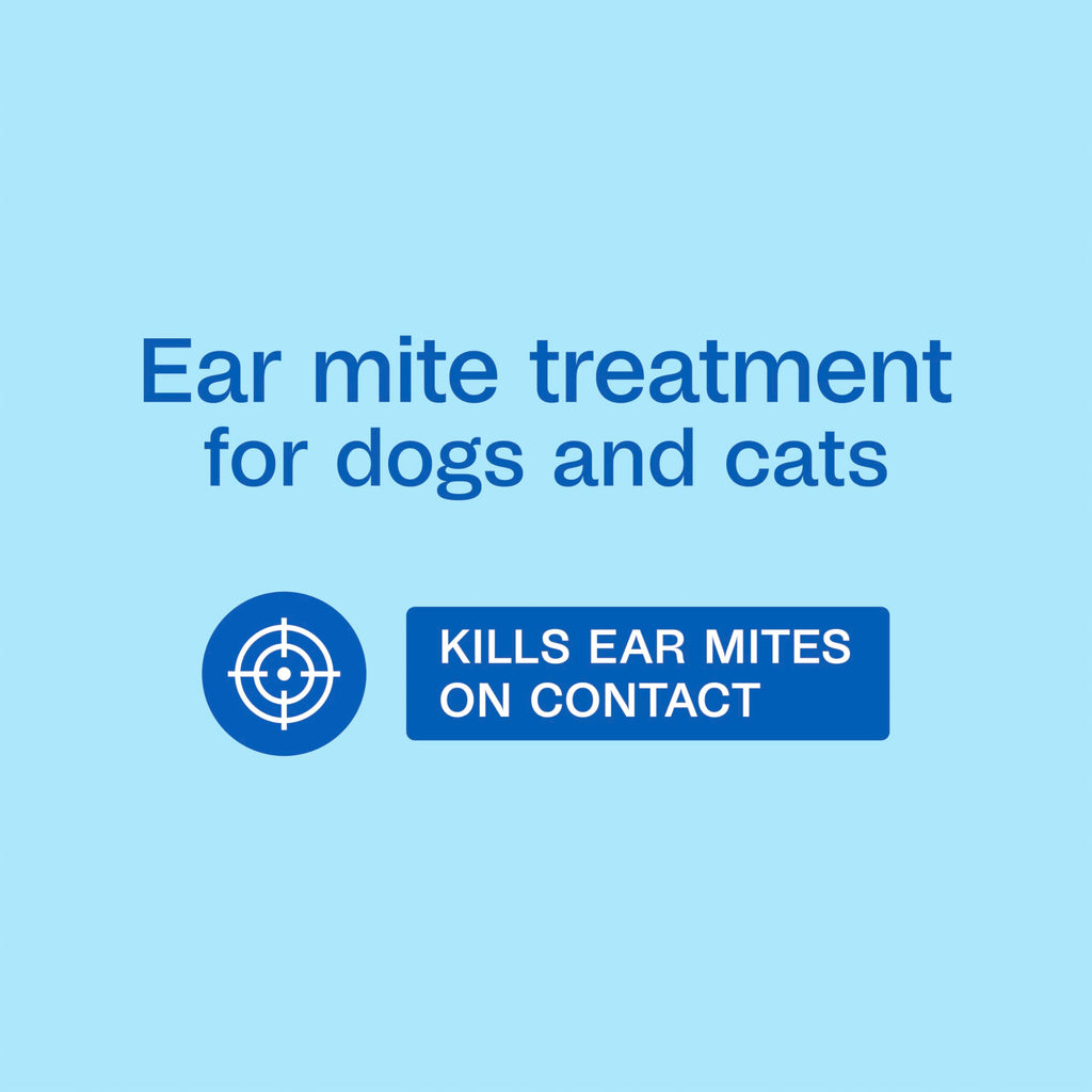 ADAMS Ear Mite Treatment for Dogs & Cats, Soothing Aloe, 0.5 Fl Oz