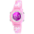 Buy now Waterproof LED Kids Watches with Alarm - Kids Toys Gifts for Girls Age 3-10 Unicorn Pink at indiglob india