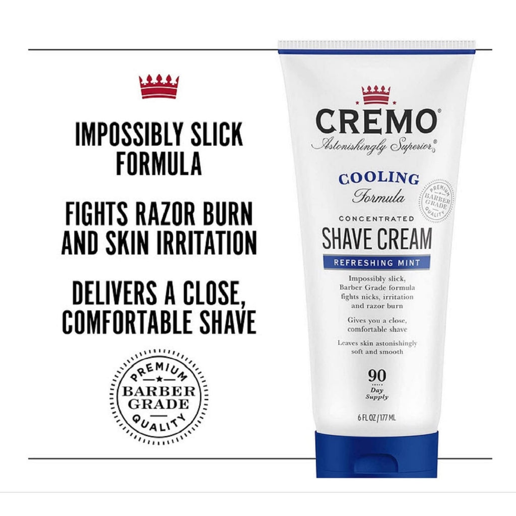 Schick Hydro Sensitive 12 Count Razor Refills and Cremo Cooling Shave Cream 2 Pack