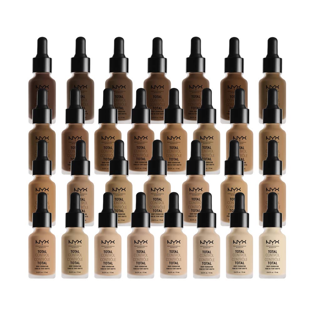 Buy now NYX PROFESSIONAL MAKEUP Total Control Drop Foundation - Vanilla, Beige With Peach Undertones at indiglob india