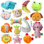 27 Pack Puppy Squeaky Toy Cute Bulk Plush for Small Dogs