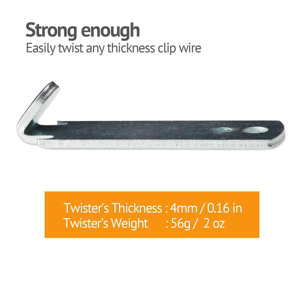 Buy now Fence Wire Twister for T Post Clips, Time Saver Barb Wire Fence Tools Easy to Use Strong Enough to Twist Any Fencing Wire (2 Pack) at indiglob india