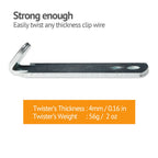 Buy now Fence Wire Twister for T Post Clips, Time Saver Barb Wire Fence Tools Easy to Use Strong Enough to Twist Any Fencing Wire (2 Pack) at indiglob india
