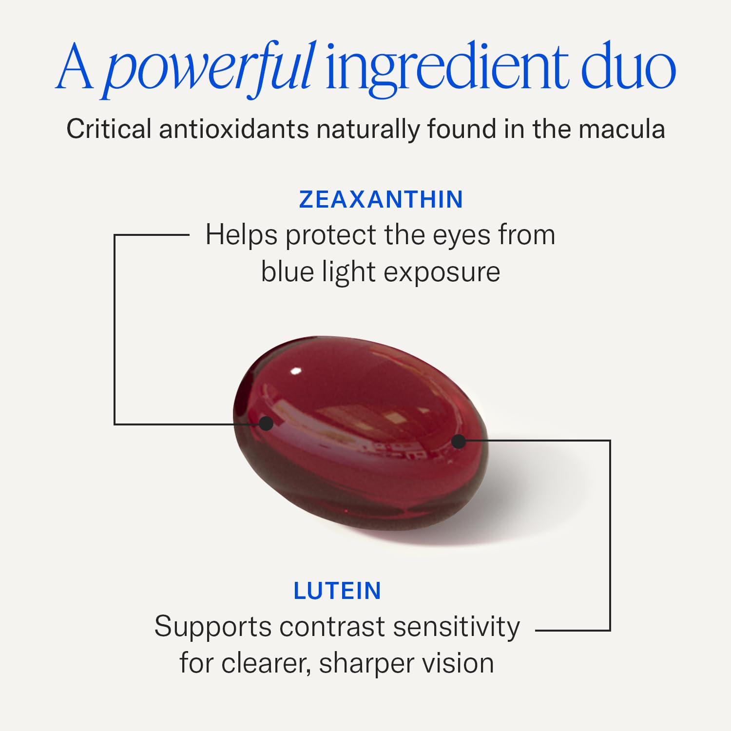 EyePromise Zeaxanthin + Lutein Eye Health Supplements, 60 Softgels | Lutein and Zeaxanthin Supplements to Enhance and Support Healthy Vision, 30-Day Supply (Packaging May Vary)