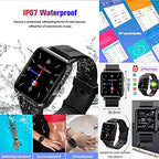Buy now Smart Watch, Fitness Tracker with Heart Rate Monitor, Activity Tracker with 1.54 Inch Touch Screen, IP67 Waterproof Pedometer Smartwatch with Sleep Monitor, Step Counter for Women and Men at indiglob india