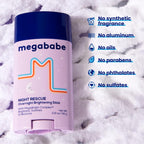 Megababe Night Rescue, Brighten & Soothe Chafe Irritation, 2.12 oz