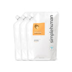 Buy now simplehuman Fragrance Free Moisturizing Liquid Hand Soap Refill Pouch, 34 Fl. Oz, Pack of 6 at indiglob india