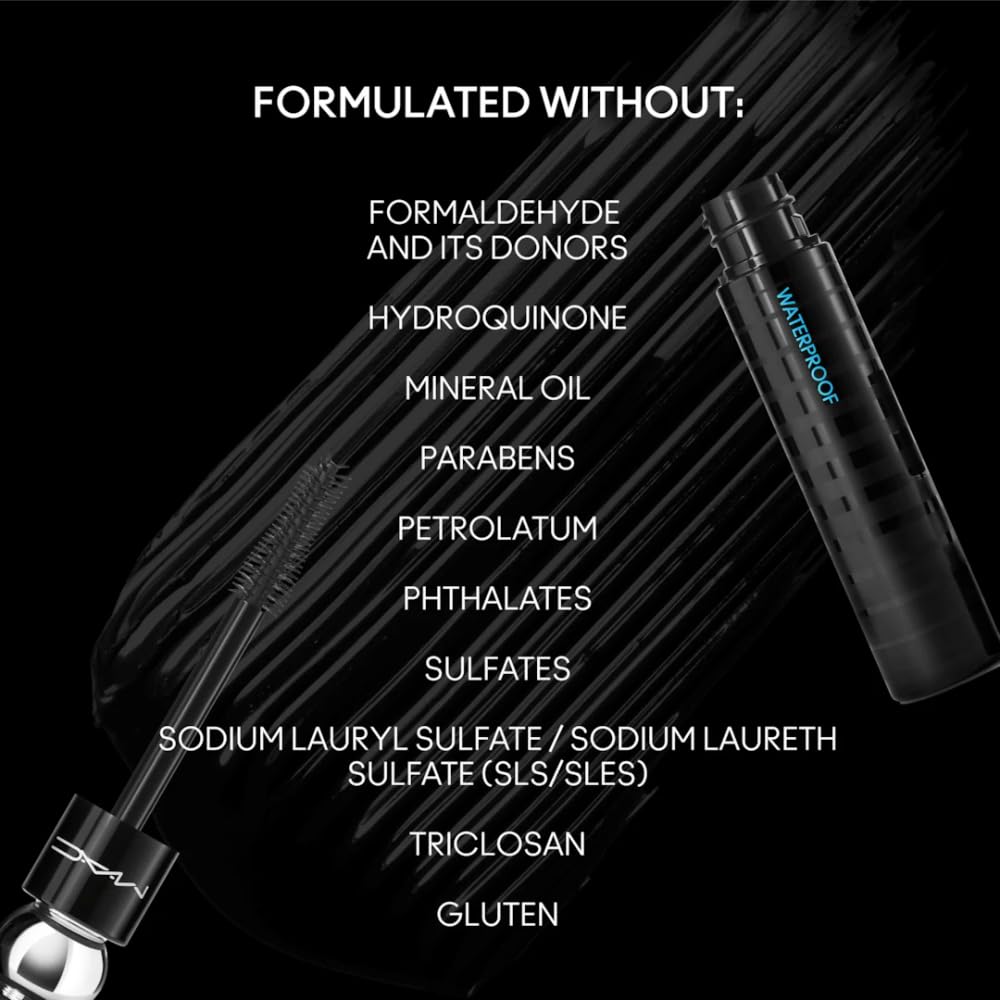 Buy now MAC Stack Superstack Mega Brush Waterproof Mascara - Black Stack by MAC for Women - 0.41 oz Mascara at indiglob india