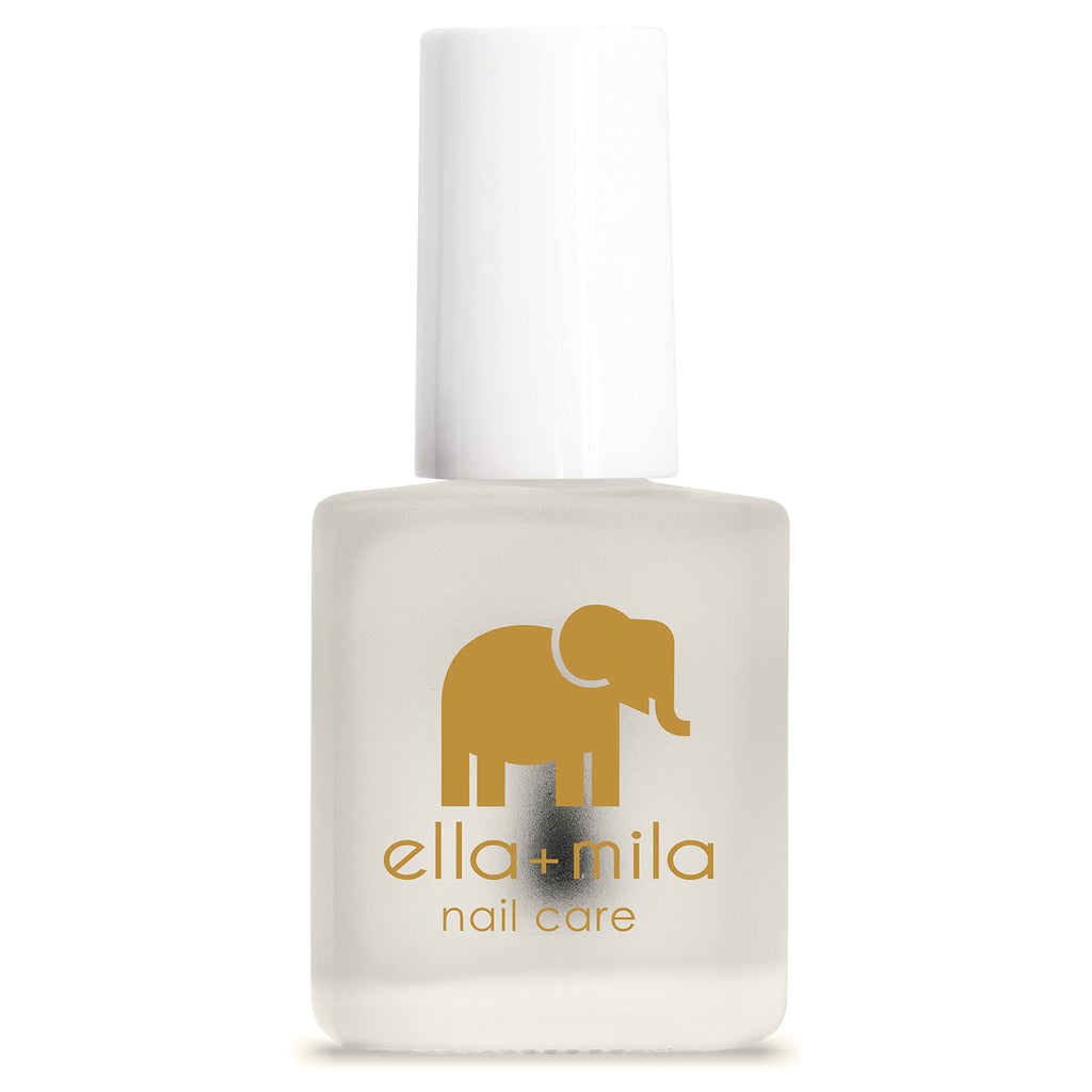 ella+mila No Bite Nail Polish - Kids Nail Biting & Thumb Sucking Prevention | Bitter-taste habit-breaker; deters nail biting & thumb sucking; clear brush-on; vegan; safe for kids & adults; 0.45 fl oz