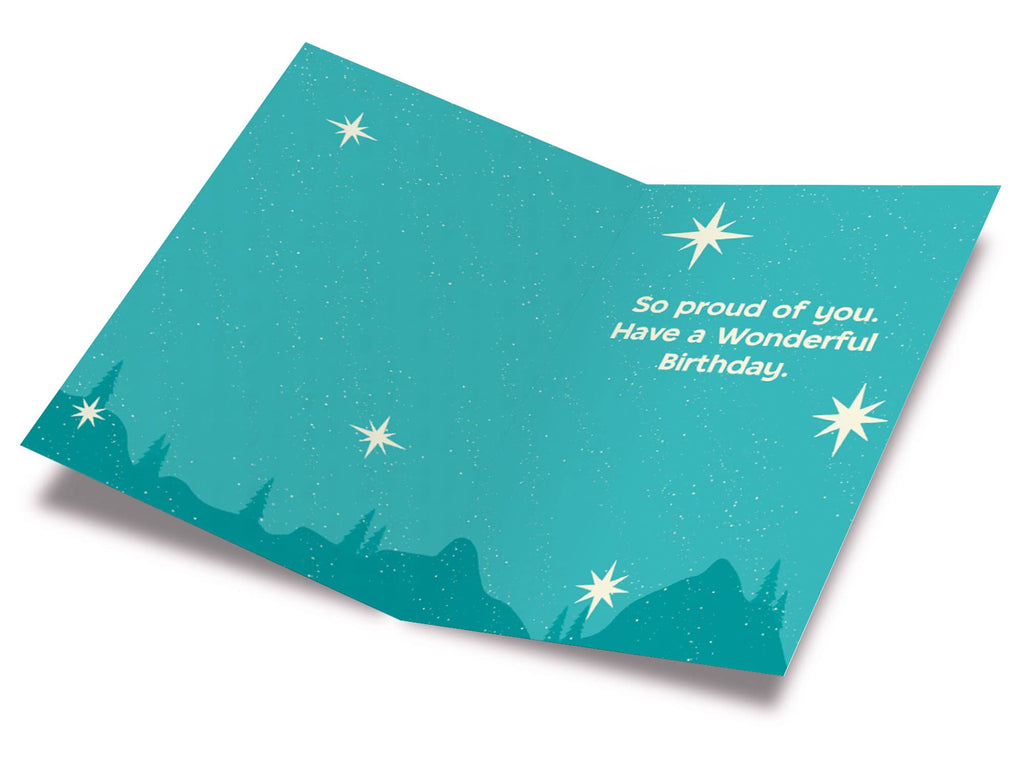 Prime Greetings Birthday Card For Grandson, Made in America, Eco-Friendly, Thick Card Stock with Premium Envelope 5in x 7.75in, Packaged in Protective Mailer