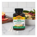 Country Life Papaya Digestive Support, 200 Chewable Wafers | Daily enzymes to promote digestive health and nutrient absorption