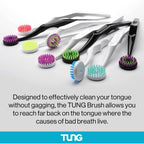 Buy now TUNG Brush Tongue Cleaner, Plastic TUNG Scraper, Tongue Cleaning to Fight Bad Breath, Halitosis Defense, USA Made, 2-Pack at indiglob india