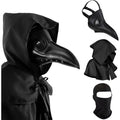 Buy now Halloween Plague Doctor Mask Plague Doctor Costume Obito Mask Steampunk Halloween Mask Horror Scary Halloween Mask Costume Props for Party Prom Halloween Gifts Set（3-pc Set） (Black), 12 inches Default at indiglob india