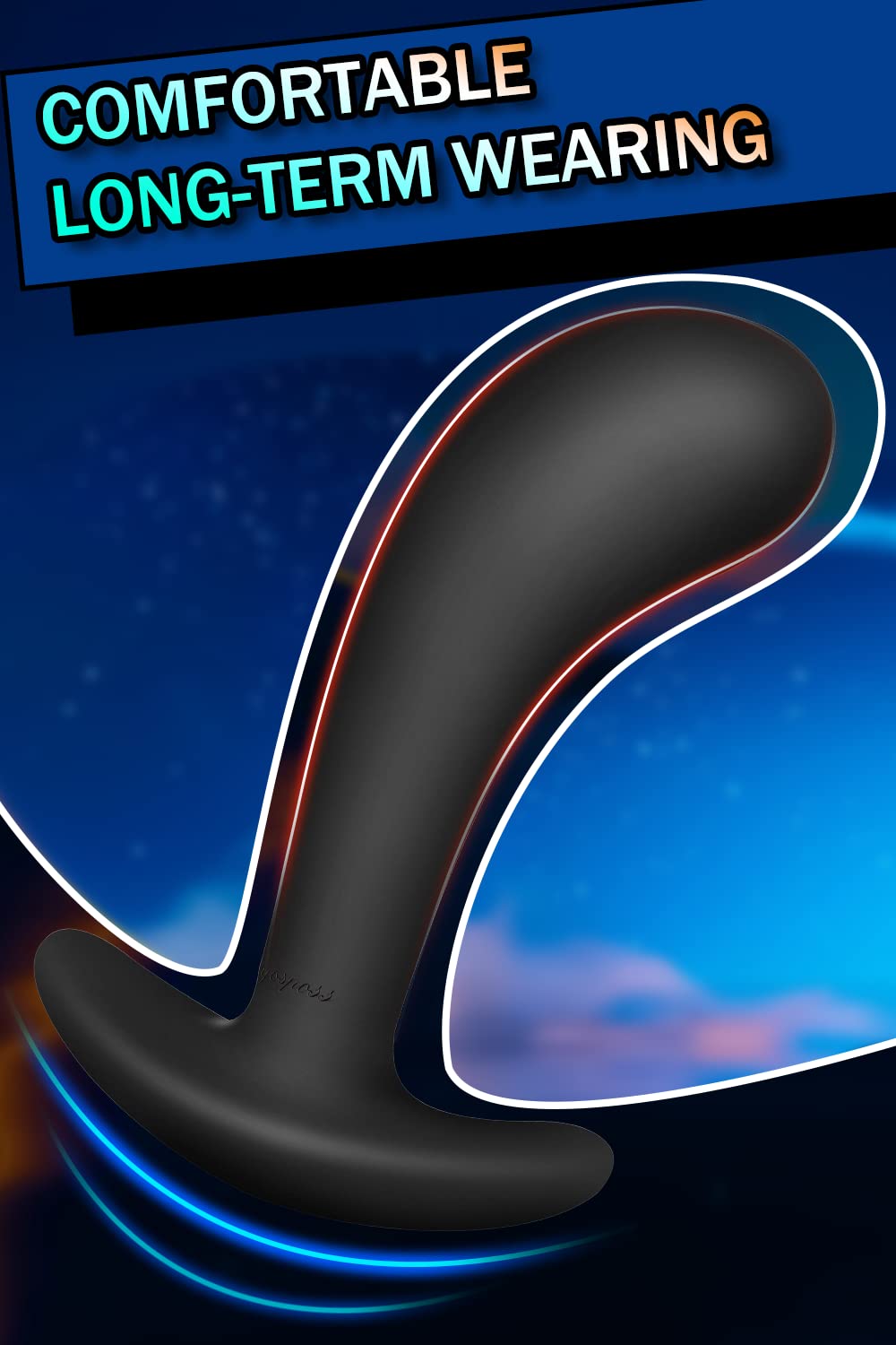 Butt Plug Trainer Kit for Comfortable Long-Term Wear, Pack of 3 Silicone Anal Plugs Training Set with Flared Base Prostate Sex Toys for Beginners Advanced Users