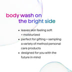 method Body Wash Gift Set, Pure Peace, Simply Nourish, Sea + Surf, 3.4 oz | Travel Size Bottles, Gift Set, Soothing Formulas, Leaves Skin Feeling Soft & Moisturized, Rich Lather, Made Without Parabens