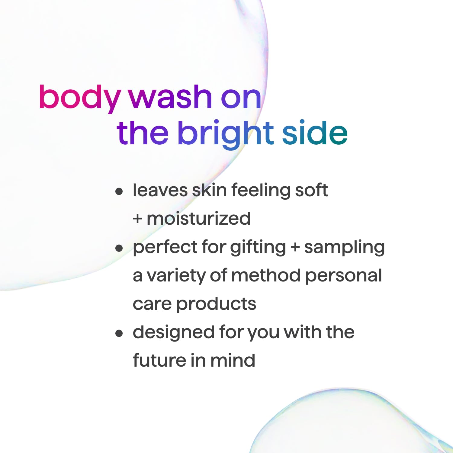 method Body Wash Gift Set, Pure Peace, Simply Nourish, Sea + Surf, 3.4 oz | Travel Size Bottles, Gift Set, Soothing Formulas, Leaves Skin Feeling Soft & Moisturized, Rich Lather, Made Without Parabens