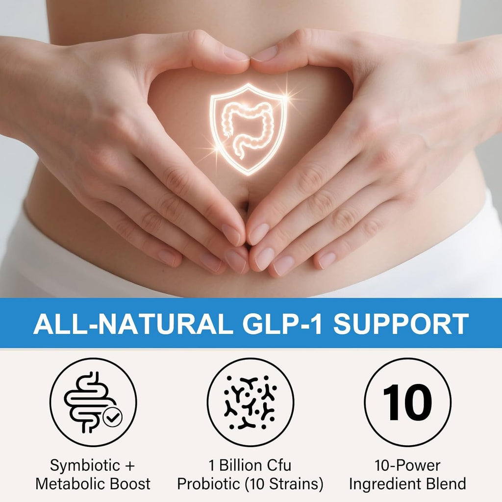 O NATURE . ZIRAN GLP-1 Weight Management Supplement for Women & Men, Multiple Probiotic & Vitamins Supplements, GLP1 Appetite Control, Energy & Digestion Balance - 90 Capsules (Pack of 1)