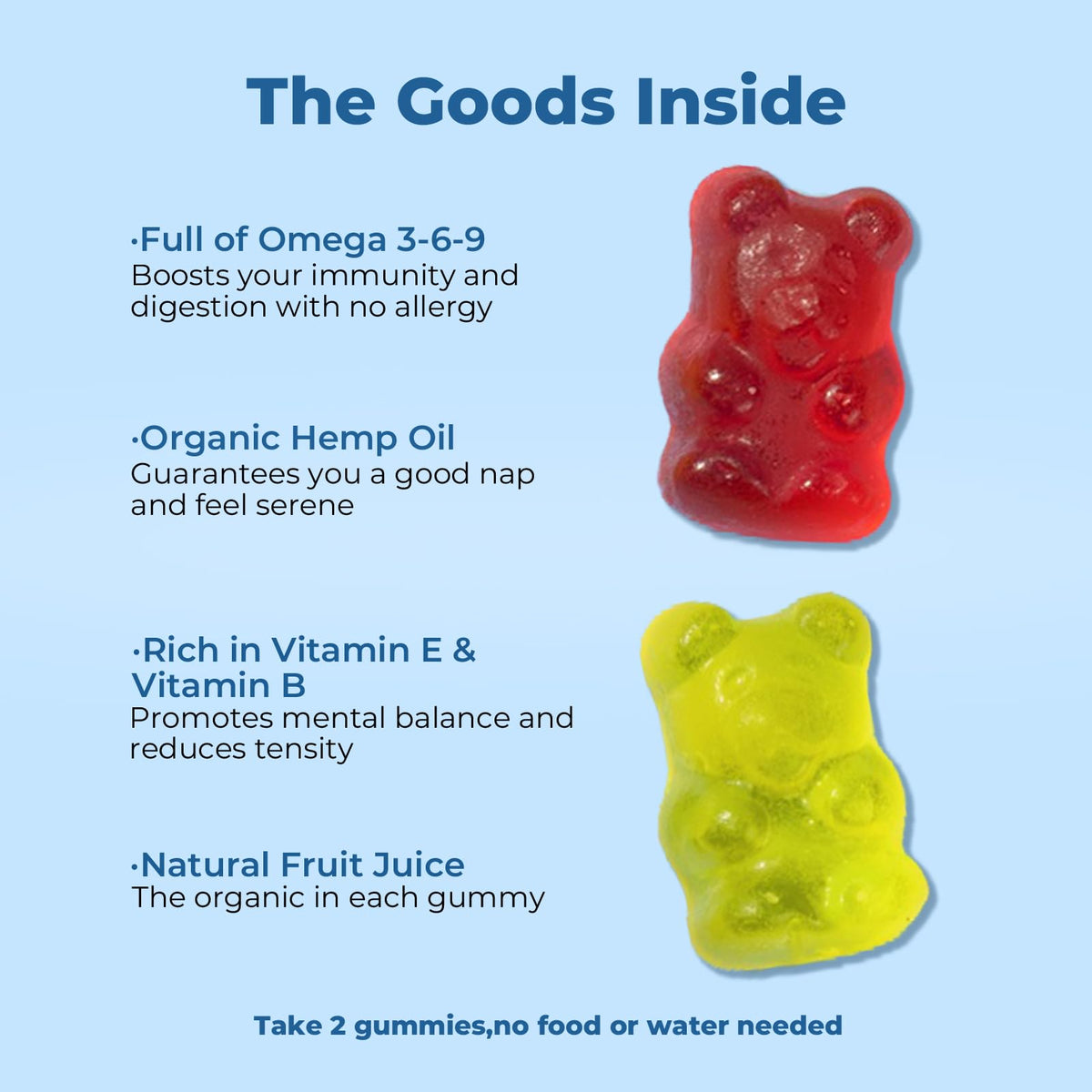 Hemp Gummies Advanced Extra Strength- High Potency Natural Hemp Oil Extract Gummy, Great for Peace & Relaxation,Naturals Fruit Flavors,Made in USA