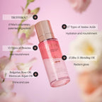 d'alba Piedmont Professional Reparing Hair Oil Serum (2.54 fl oz), Silky and Glossy Hair, Lightweight & Airy Finish, Argan Oil, Amino Acid, Protein Complex, Rose Freesia Scent
