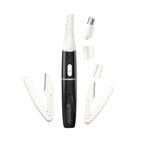 Conair Facial Trimmer for Women, Pinch-Free Precision, 2 Brow Combs | Battery-operated design with a precision trimmer and a nose and ear trimmer offers pain-free facial hair removal for women
