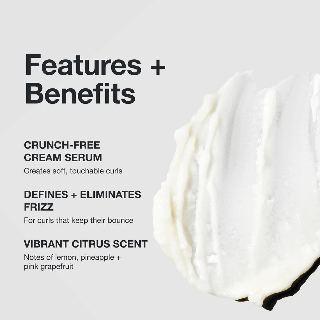 Paul Mitchell Twirl Around Cream Serum, Frizz Control, Touchable Hold, For Curly + Wavy Hair, 5.1 fl. oz