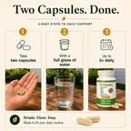 Lifetones Uric Acid Support Capsules – 7-Herb Formula with Boswellia, Devil's Claw, White Willow & Celery Seed – No Herbal Taste – Supports Healthy Uric Acid Levels & Joint Comfort – 60 Vegan Capsules